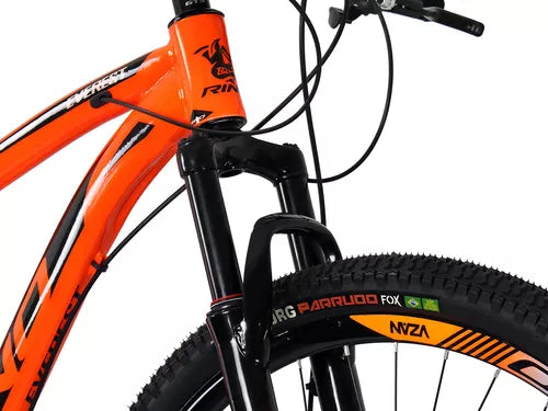 Bicicleta Aro 29 Rino Everest A Disco 24v Cambios Index Cor Laranja Tamanho Do Quadro 19