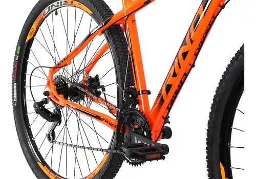 Bicicleta Aro 29 Rino Everest A Disco 24v Cambios Index Cor Laranja Tamanho Do Quadro 19