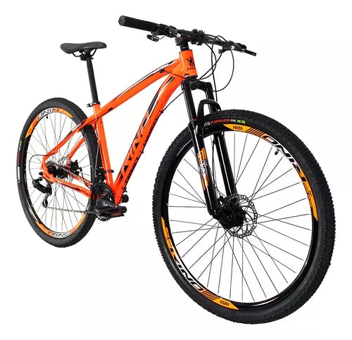 Bicicleta Aro 29 Rino Everest A Disco 24v Cambios Index Cor Laranja Tamanho Do Quadro 19